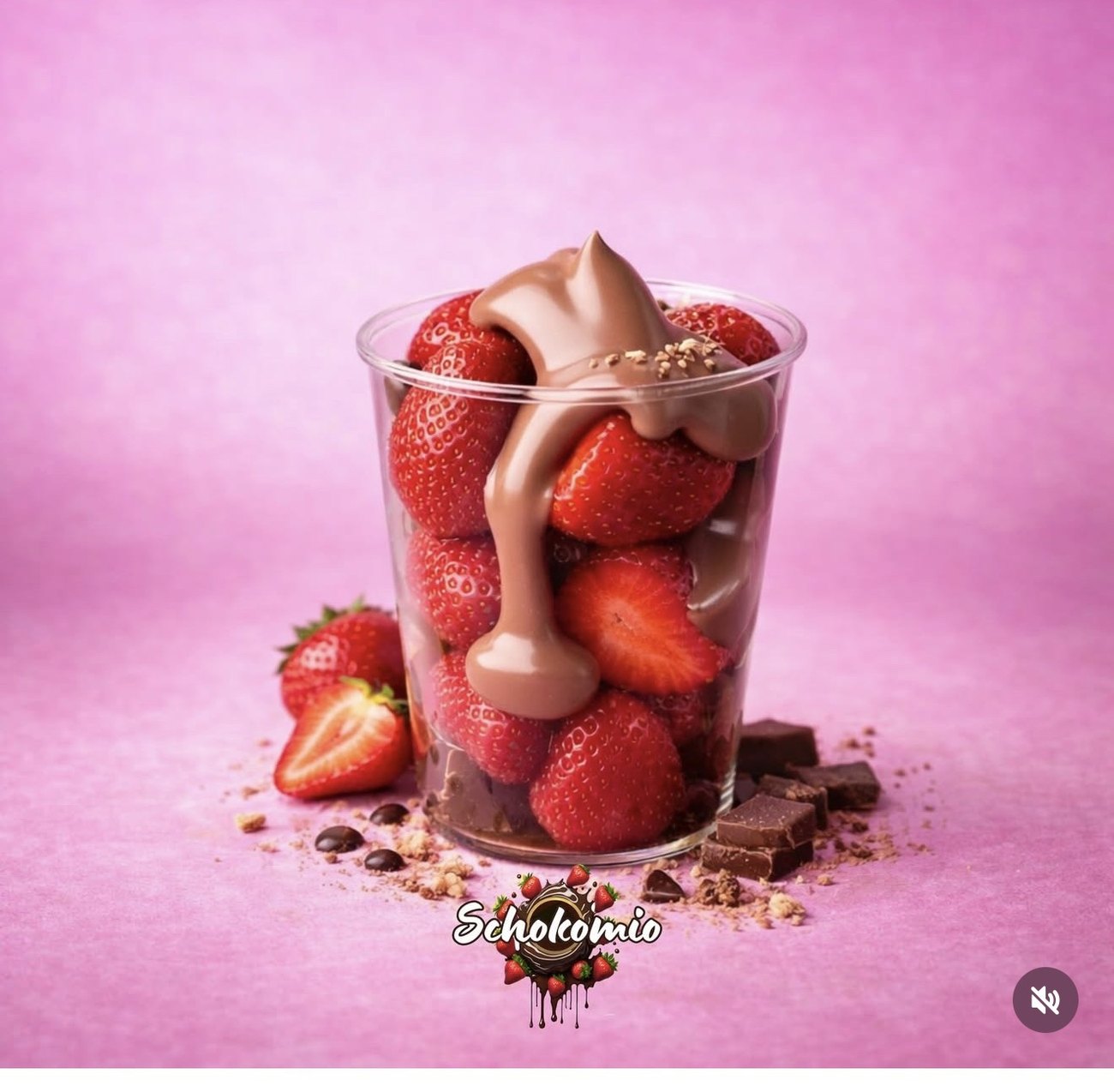 Erdbeer Choco Cup